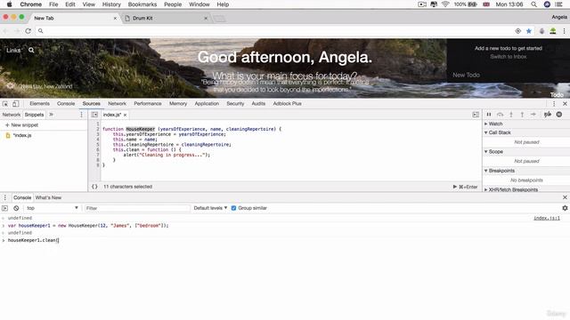 Advanced JavaScript | Objects their Methods and the Dot Notation
