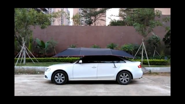 Автоматический зонт на автомобиль.
