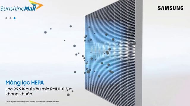 MÁY LỌC KHÔNG KHÍ SAMSUNG LỌC BỤI, KHÁNG KHUẨN 99.9% смотреть онлайн