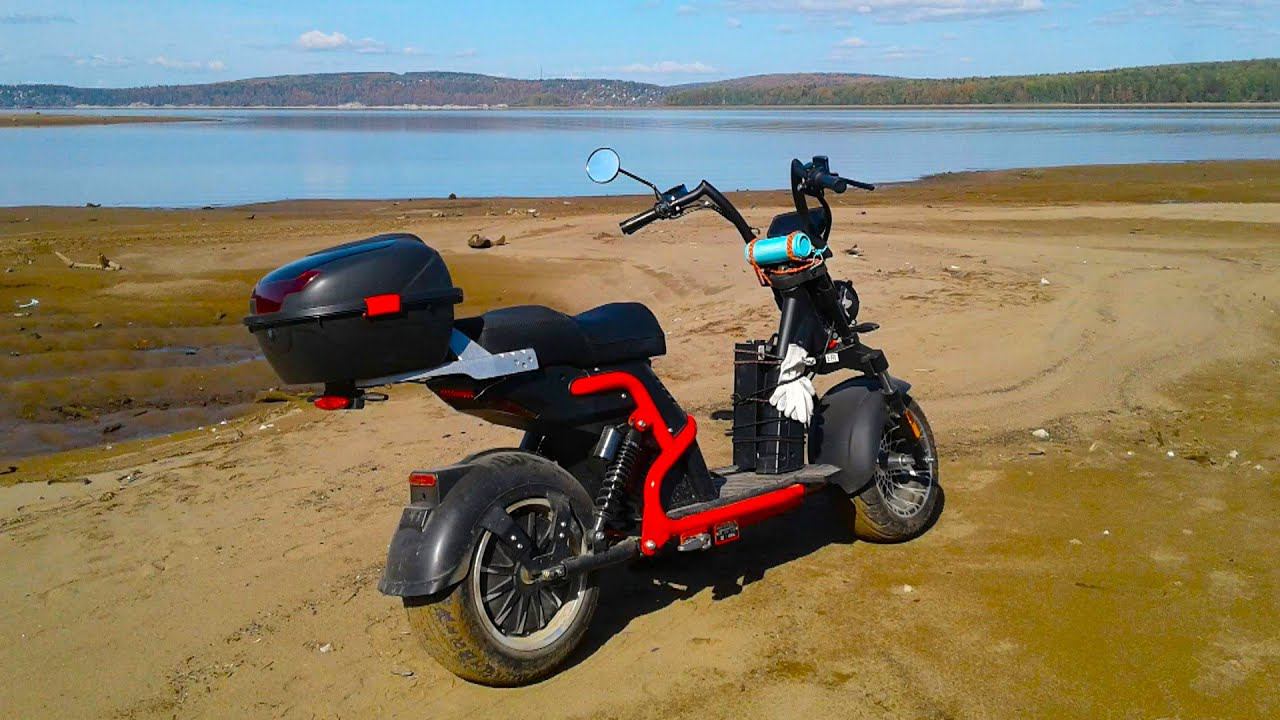 Разряди меня полностью! Реальный пробег на электроскутере White Siberia Pro Black Edition смотреть онлайн