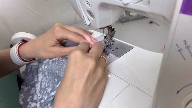 Обработка горловины на трикотажном изделии- бейкой