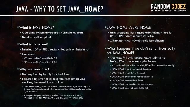 Java - Why to Set JAVA_HOME Variable смотреть онлайн