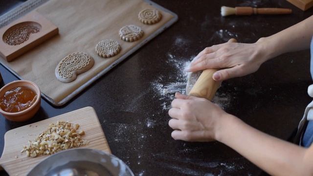 Рецепт печатных пряников с начинкой