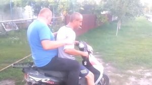 Разнос двигателя на скутере
