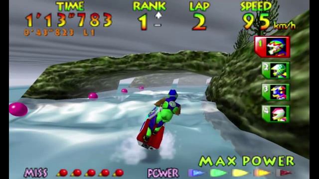 Wave Race 64 | Полное прохождение игры | Без комментариев