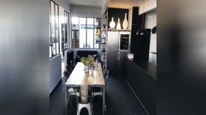 75 Linoleum Floor Kitchen With Black Backsplash Design Ideas You'll Love ?