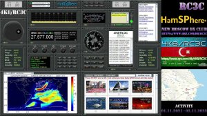 4K8/RC3C - HamSphere - OSR Activity and getting piple-ups on HF bands