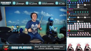 Blue Archive OST - Unwelcome School Aiobahn Remix On Drums!