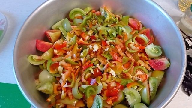 САЛАТ ИЗ ЗЕЛЕНЫХ ПОМИДОР. Вкуснейший посол. Маринованные помидоры.#помидоры