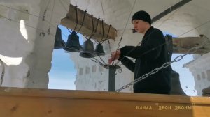 Звонарь Павел Щураковский, колокольный звон в Воскресенском соборе Тутаева, 2023