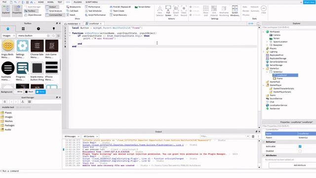Roblox Scripting | Mobile Buttons | Tutorial + Template смотреть онлайн