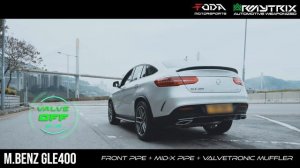 Mercedes-Benz GLE400 Coupé (C292) w/ ARMYTRIX Cat-Back Valvetronic exhaust system (GLE43)