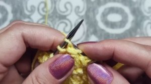 МК/Простой плотный узор/Вязание спицами