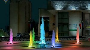 Светомузыкальный фонтан "Блюдце"