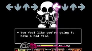 FNF Burning In Hell Encore | Dust Sans Vs Chara (Indie Cross Mod)