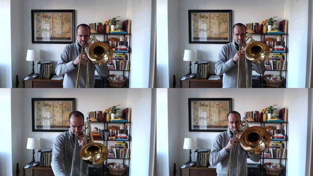 John Legend - All of Me, Arranged for Trombone Quartet смотреть онлайн