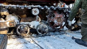 ДТ-75 Замена сломанных траков.