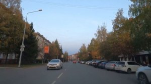 Вечерняя прогулка на машине в ЦЕНТРЕ города Нижний Тагил