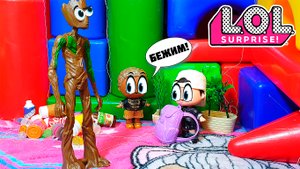 Макс и Бруно в логове зверя | Куклы лол iKira