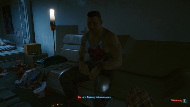 Разговариваем с Вилсакомом в Cyberpunk 2077 смотреть онлайн