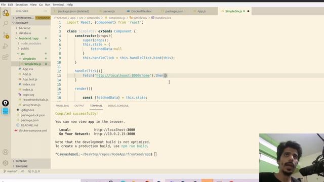 Learn Docker in 30 Mins, Fullstack web application, Part 3 смотреть онлайн