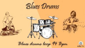 Blues drums loop - 94 BPM