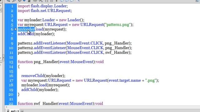 Flash Tutorial: Loading external Images and swf files with the loader class using as 3 смотреть онлайн