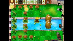 Прохождение Plants vs zombies. уровень 3-9 (субтитры)