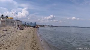 200622 Таганрог - 9 Обзор Елисеевского пляжа рядом с Аквапарком