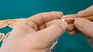 Ажурный воротник крючком. Вторая часть. Крючок для начинающих.