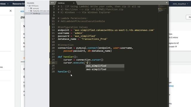 How to Query RDS MySQL From AWS Lambda in Python | Step by Step Tutorial