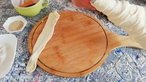 РОГ ИЗОБИЛИЯ ИЗ СЛОЕНОГО ТЕСТА. ОЧЕНЬ ВКУСНО И БЫСТРО. ҚАЗАҚША РЕЦЕПТ.