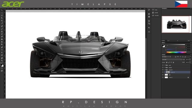 [HOONIGAN] HONDA NSX | TIMELAPSE PROKOP_DESIGNER смотреть онлайн