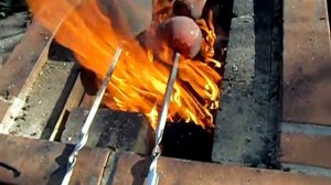 жарим овощи на мангале