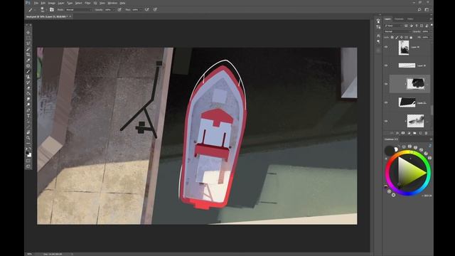 Photo Study in Photosop. El Palmar. смотреть онлайн