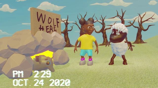 SECRET TAPE Wooly EATEN ALIVE by a WOLF! SAD ENDING! - Amanda the Adventurer FANMADE смотреть онлайн