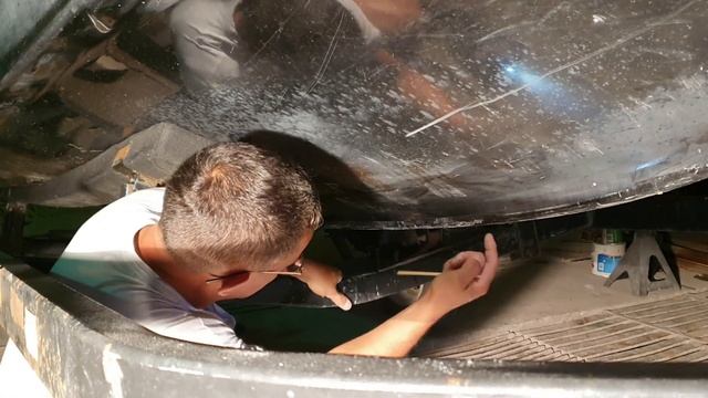 Ремонт киля катера. Накладки на киль. смотреть онлайн