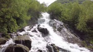 Домбай-Ульген, Чучхурский водопад, ледник Птыш