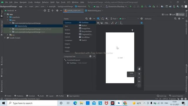 How To Change The Background Color in Android Studio | #androiddevelopment#java @CodeWithHarry смотреть онлайн