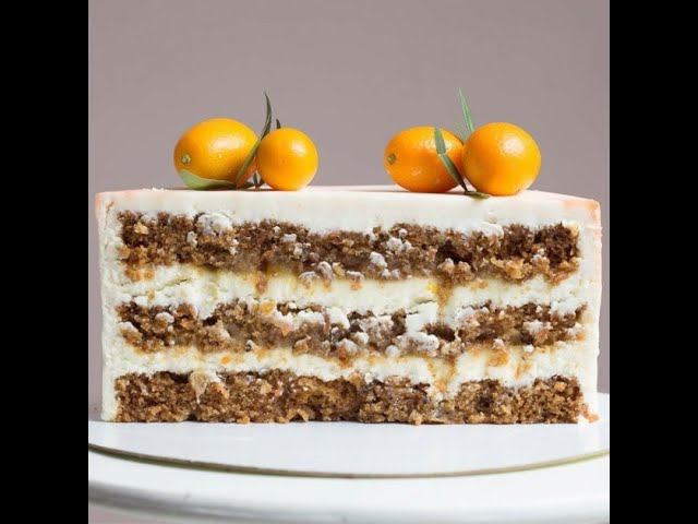 Морковный торт с карамелью и орехами СЛАДКИЕ СУББОТЫ