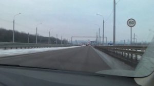 Заезд на танцующий мост Волгоград