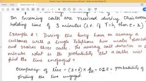 Lecture - 1 Introduction to Telecommunication Traffic in a Telecommunication Switching Systems