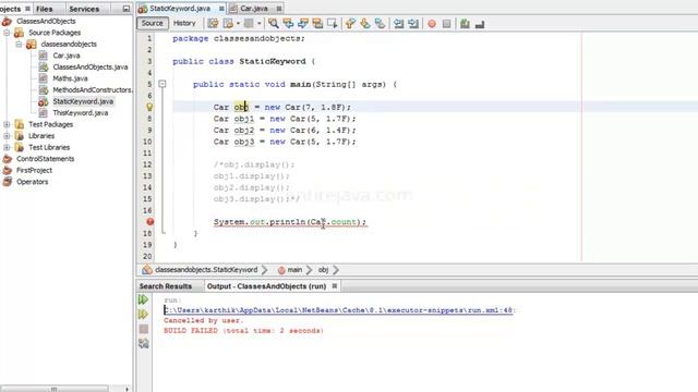 Static Keyword In Java - entirejava.com смотреть онлайн