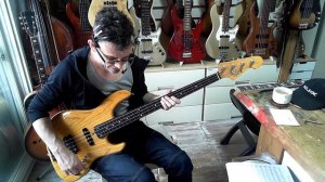 BASS DEMO / BASS REVIEW Atelier Z Beta 4 Custom Fretless BASS GUITAR