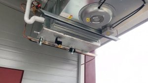 Монтаж приточно-вытяжной вентиляции  с охлаждением. Склад хранения лакокрасочных материалов.