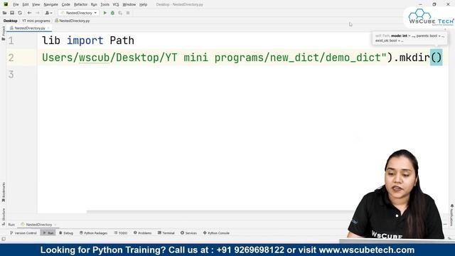 Python Program to Safely Create a Nested Directory смотреть онлайн