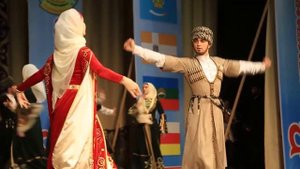 Дарования Кавказа -2018 ЧГККИ им.Татаева Чеченский народный танец «Нохчийн хелхар»
