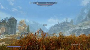 Skyrim Dragon threw a cow at me