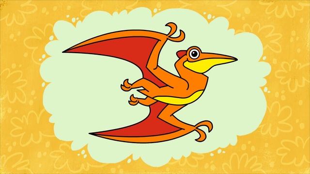 Котики, вперед! - Раскраска - Динозавры и другие древние существа смотреть онлайн