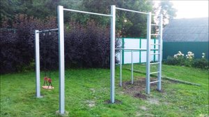 8500 РУБЛЕЙ! ?СПОРТИВНАЯ ПЛОЩАДКА (КАЛИСТЕНИКА/ВОРКАУТ) - ТУРНИКИ, БРУСЬЯ, ЛЕСТНИЦА СВОИМИ РУКАМИ.